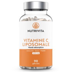 Vitamine C liposomale Nutrivita – 90 gélules